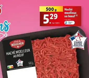 Lidl Haché moelleux au bœuf offre