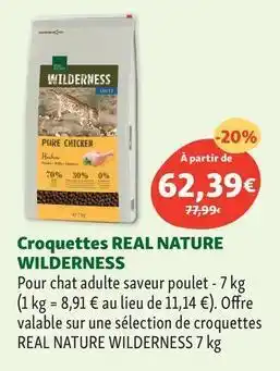 Maxi Zoo Real nature - croquettes wilderness offre