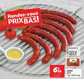 Netto MERGUEZ NETTO offre