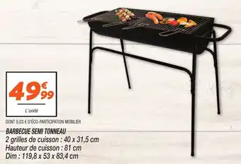 Netto BARBECUE SEMI TONNEAU offre