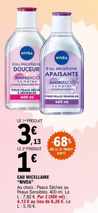 E.Leclerc EAU MICELLAIRE "NIVEA" offre