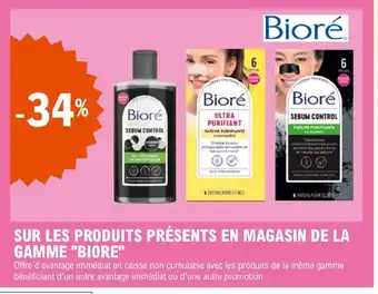 E.Leclerc SUR LES PRODUITS PRÉSENTS EN MAGASIN DE LA GAMME "BIORE" offre