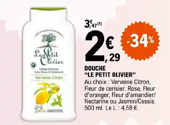 E.Leclerc DOUCHE "LE PETIT OLIVIER" offre