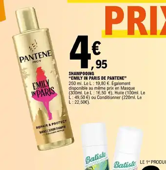 E.Leclerc SHAMPOOING "EMILY IN PARIS DE PANTENE" offre