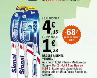 E.Leclerc BROSSE À DENTS "SIGNAL" offre