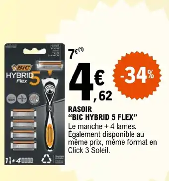 E.Leclerc RASOIR "BIC HYBRID 5 FLEX" offre