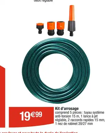 Cora Kit d’arrosage offre