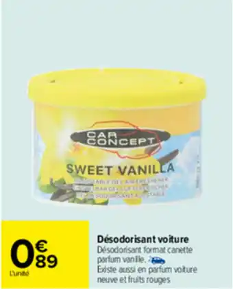 Carrefour Désodorisant voiture offre