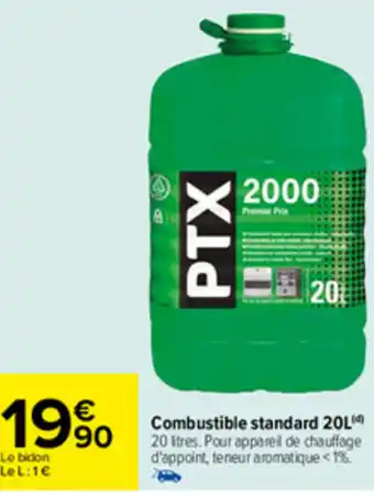 Carrefour Combustible standard 20L offre