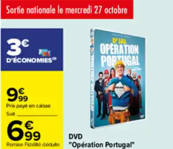 Carrefour DVD "opération portugal" offre