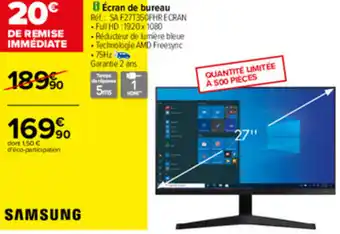 Carrefour Écran de bureau offre