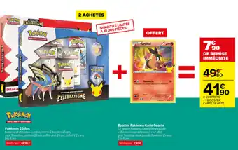Carrefour 2 Coffrets + 1 booster carte geante offre