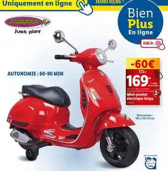 Lidl Vespa Mini-scooter électrique offre