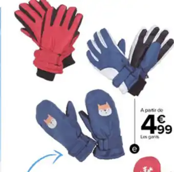 Carrefour Gants de ski famille offre