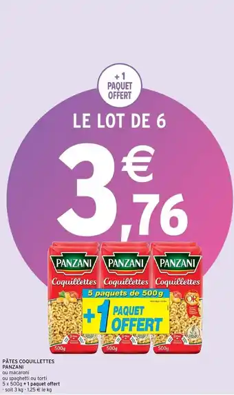 Intermarché Pâtes coquillettes panzani offre