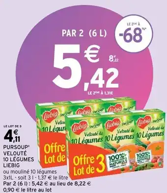 Pursoup' velouté 10 légumes liebig