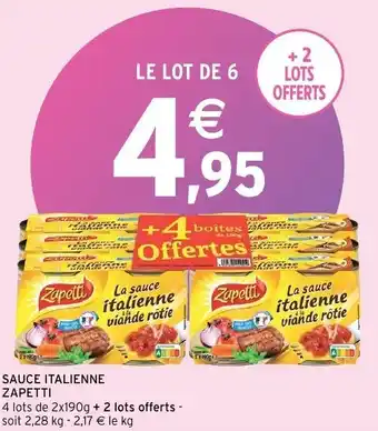 Sauce italienne zapetti