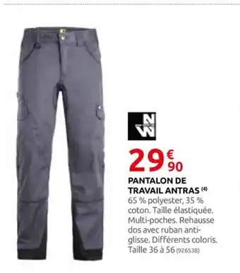 Rural Master PANTALON DE TRAVAIL ANTRAS offre