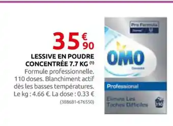 Rural Master LESSIVE EN POUDRE OMO offre