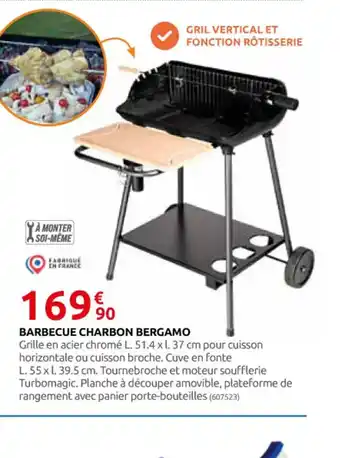 Rural Master BARBECUE CHARBON BERGAMO offre