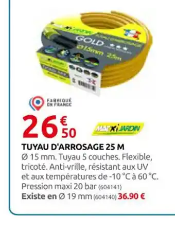 Rural Master TUYAU D'ARROSAGE 25 M offre