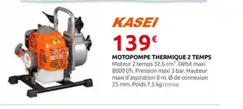 Rural Master MOTOPOMPE THERMIQUE 2 TEMPS offre