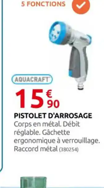 Rural Master PISTOLET D'ARROSAGE offre