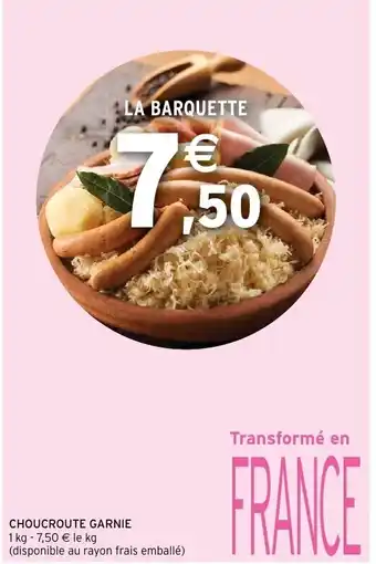 Intermarché Choucroute garnie offre