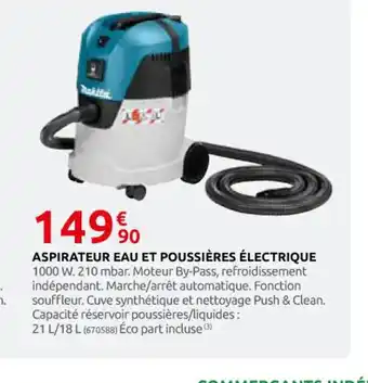 Rural Master ASPIRATEUR EAU ET POUSSIÈRES ÉLECTRIQUE offre