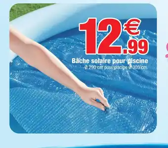 Bazarland Bache solaire pour piscine offre