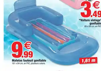 Bazarland Matelas fauteuil gonflable offre