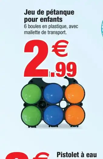 Bazarland Jeu de pétanque pour enfants offre