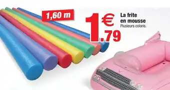 Bazarland La frite en mousse Plusieurs coloris. offre