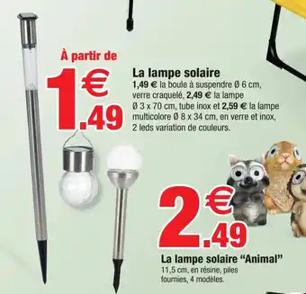 Bazarland La lampe solaire offre