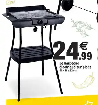 Bazarland Le barbecue électrique sur pieds offre