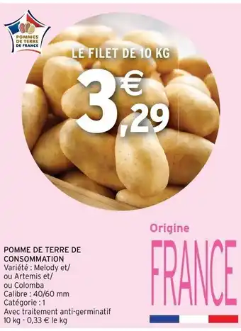 Pomme de terre de consommation