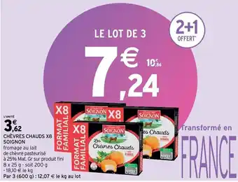 Chèvres chauds X8 soignon