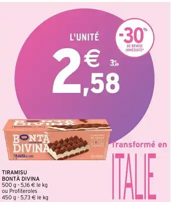 Tiramisu bont à divina
