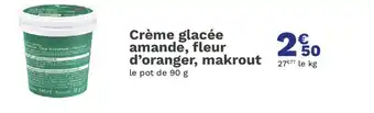 Picard Crème glacée amande, fleur d'oranger, makrout offre