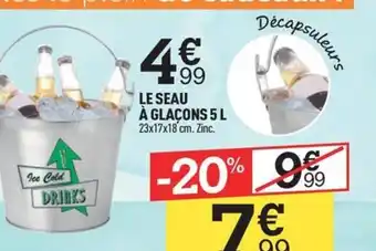 Centrakor LE SEAU À GLAÇONS 5 L offre