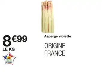 Monoprix Asperge violette offre