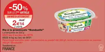 Monoprix Riz à la provençale "Bonduelle" La barquette de 320 g offre