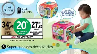 Intermarché Super Cube Des Découvertes offre