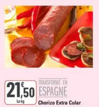 G20 Chorizo Extra Cular offre