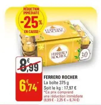 G20 FERRERO ROCHER La boîte 375 g offre