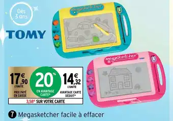 Megasketcher Facile à Effacer