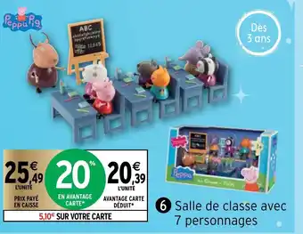Intermarché Salle de Classe Avec 7 Personnages offre