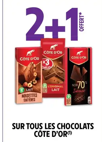 Intermarché SUR TOUS LES CHOCOLATS CÔTE D'OR(¹) offre