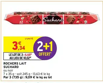 Intermarché ROCHERS LAIT SUCHARD offre