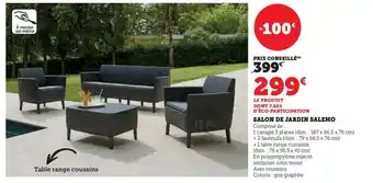 Super U SALON DE JARDIN SALEMO offre